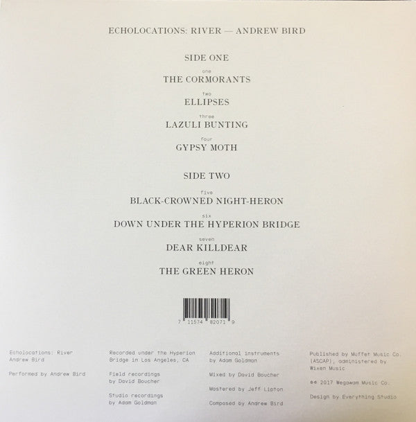 Andrew Bird : Echolocations: River (LP, Album)