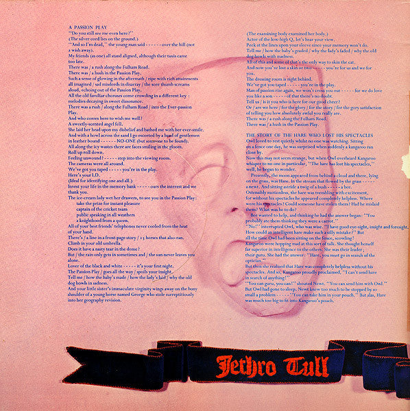 Jethro Tull : A Passion Play (LP, Album, Gat)