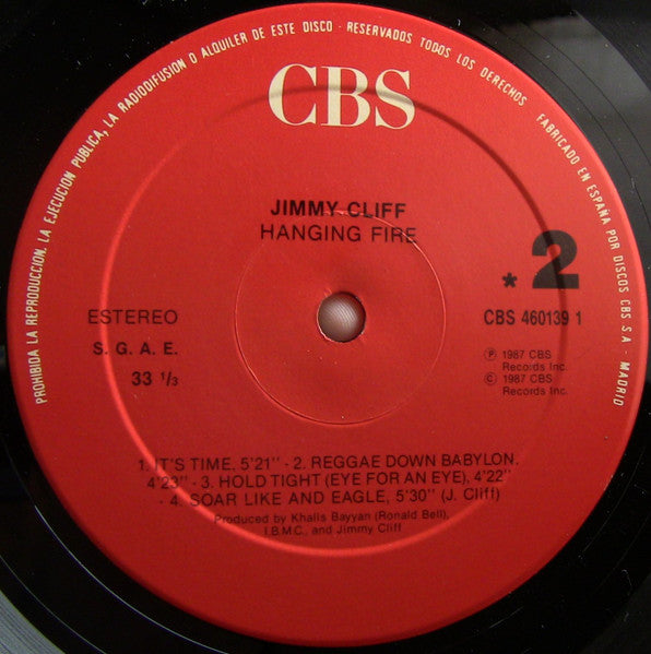 Jimmy Cliff : Hanging Fire (LP)