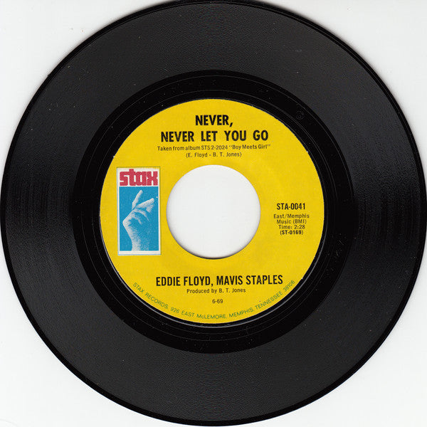 Eddie Floyd, Mavis Staples : Never, Never Let You Go (7", Single, MO)