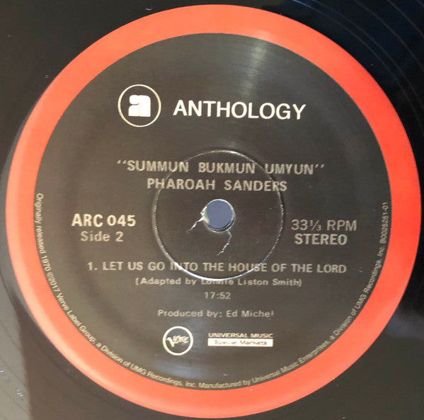 Pharoah Sanders : Summun Bukmun Umyun - Deaf Dumb Blind (LP, Album, RE, RM)