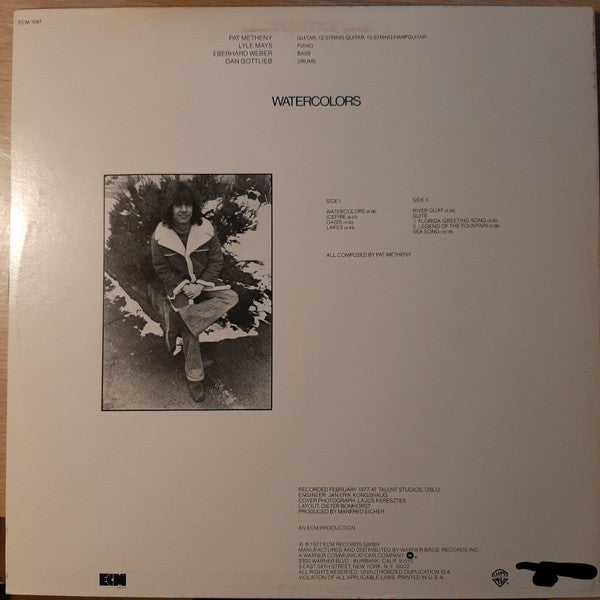 Pat Metheny : Watercolors (LP, Album, RE)