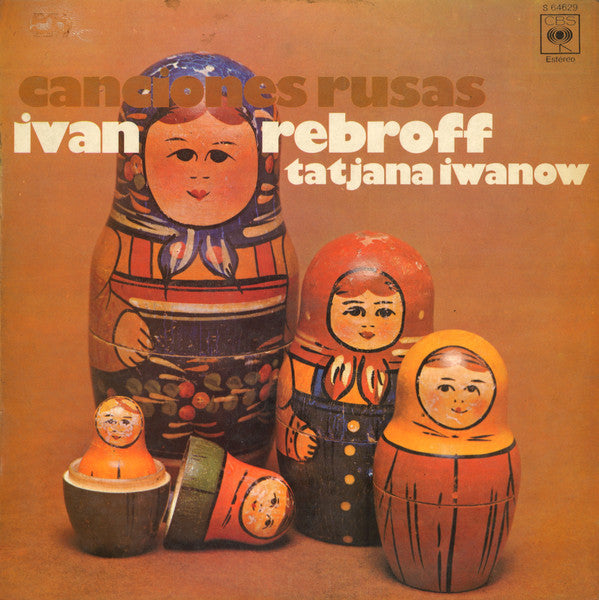 Ivan Rebroff / Tatjana Iwanow : Canciones Rusas (LP, Comp)