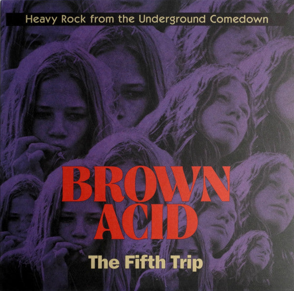 Various : Brown Acid: The Fifth Trip (Heavy Rock From The Underground Comedown) (LP, Comp, Yel)