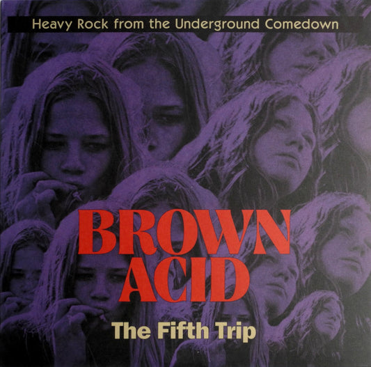 Various : Brown Acid: The Fifth Trip (Heavy Rock From The Underground Comedown) (LP, Comp, Yel)