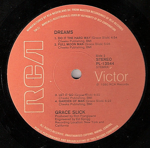 Grace Slick : Dreams (LP, Album)