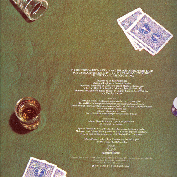 The Allman Brothers Band : Win, Lose Or Draw (LP, Album, Gat)