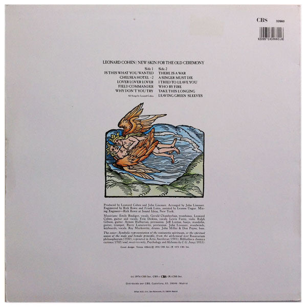 Leonard Cohen : New Skin For The Old Ceremony (LP, Album, RE)