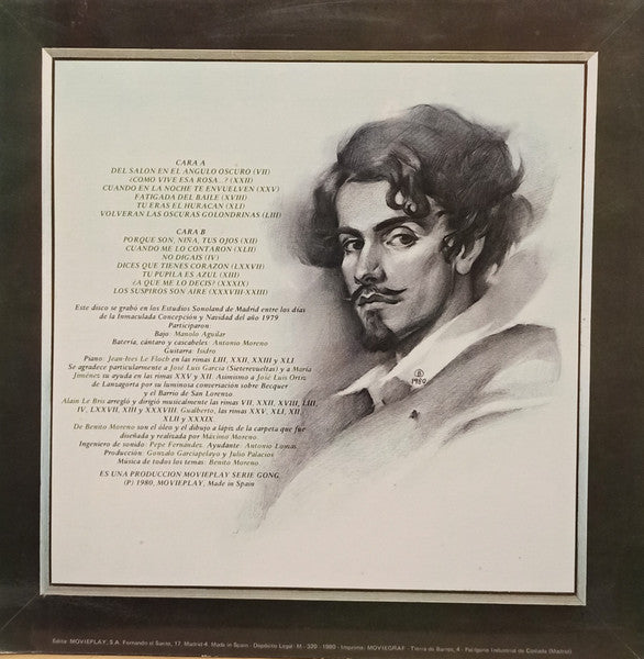 Benito Moreno : G. A. Bécquer - Rimas (LP, Album)