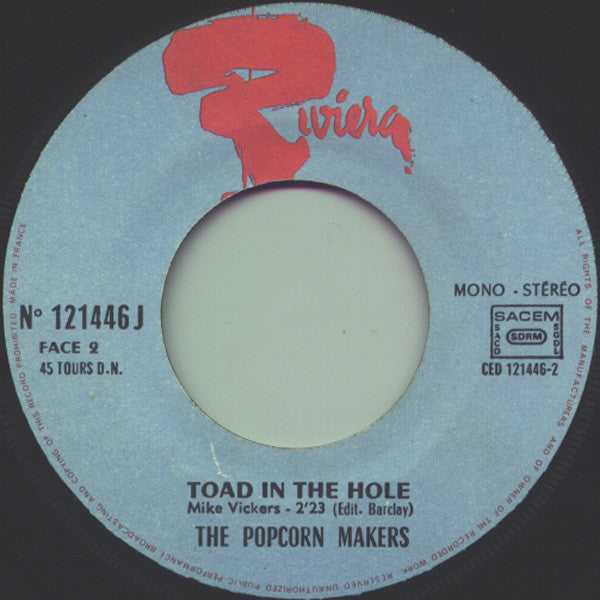 The Popcorn Makers : Popcorn (7", Single)