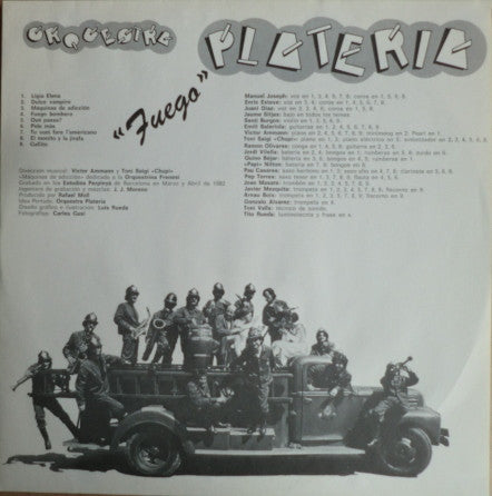 Orquestra Plateria : Fuego (LP, Album)