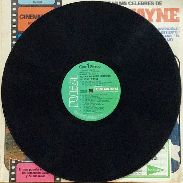 Various : Musica De Films Celebres De John Wayne (LP, Comp, Promo)