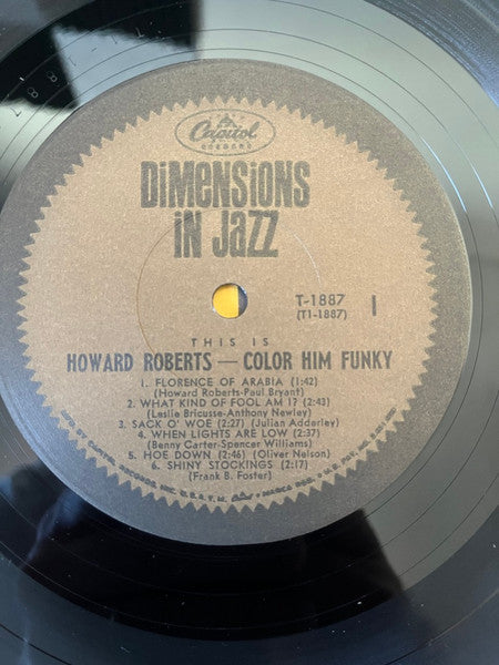 The Howard Roberts Quartet : This Is Howard Roberts Color Him Funky (LP, Album, Mono)