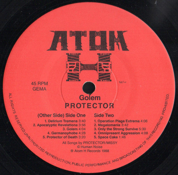 Protector (4) : Golem (LP, Album)