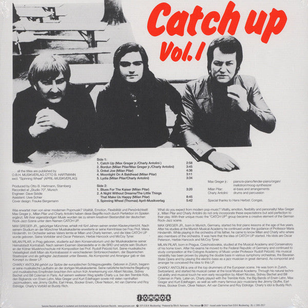 Catch Up : Vol. 1 (LP, Album, RE)