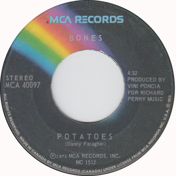 Bones (25) : Undenied (7", Single)