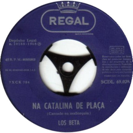 Los Beta : Na Catalina de Plaça / El Porompompero (7", Single)