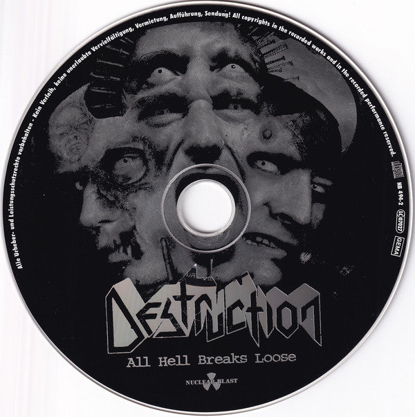 Destruction : All Hell Breaks Loose (CD, Album)