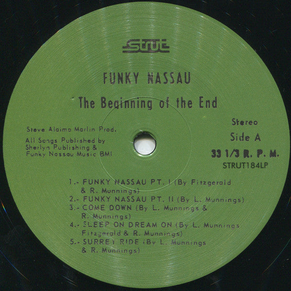 The Beginning Of The End : Funky Nassau (LP, Album, RE, RM)