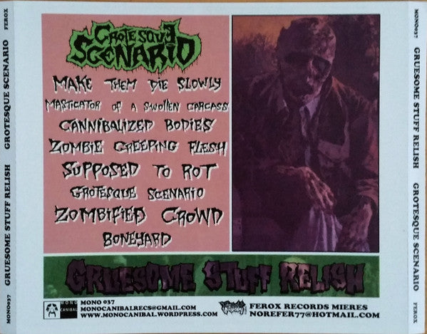 Gruesome Stuff Relish : Grotesque Scenario (CD, MiniAlbum)