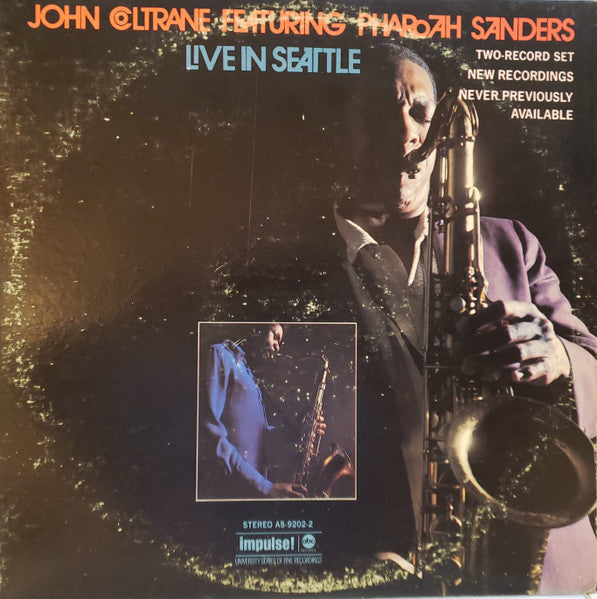 John Coltrane Featuring Pharoah Sanders : Live In Seattle (2xLP, Album, Gat)