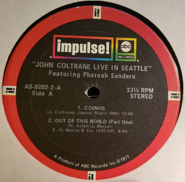 John Coltrane Featuring Pharoah Sanders : Live In Seattle (2xLP, Album, Gat)