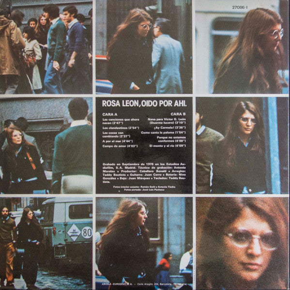 Rosa León : Oido Por Ahi (LP, Album, Gat)