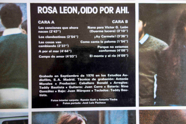 Rosa León : Oido Por Ahi (LP, Album, Gat)
