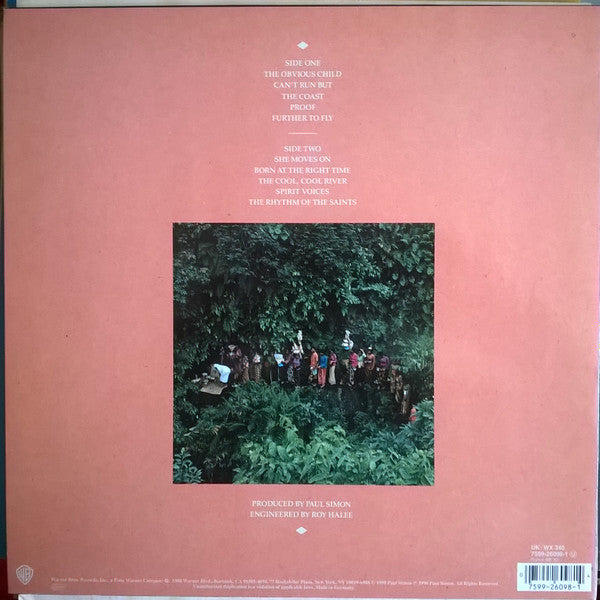 Paul Simon : The Rhythm Of The Saints (LP, Album, Als)