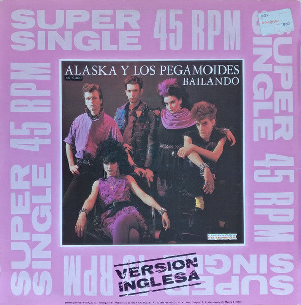 Alaska Y Los Pegamoides : Bailando (12", Maxi)