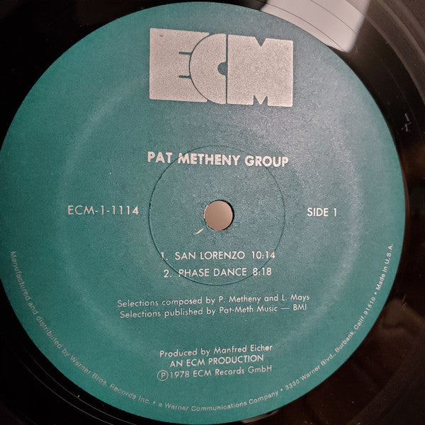 Pat Metheny Group : Pat Metheny Group (LP, Album, Wak)