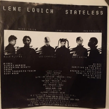 Lene Lovich : Stateless (LP, Album)