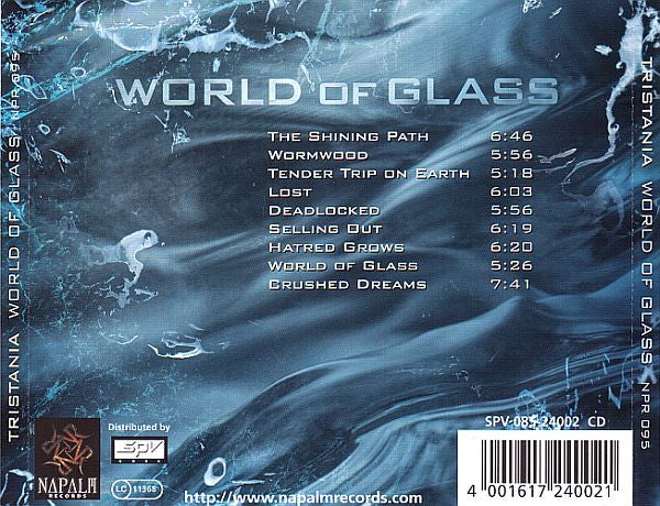 Tristania : World Of Glass (CD, Album)