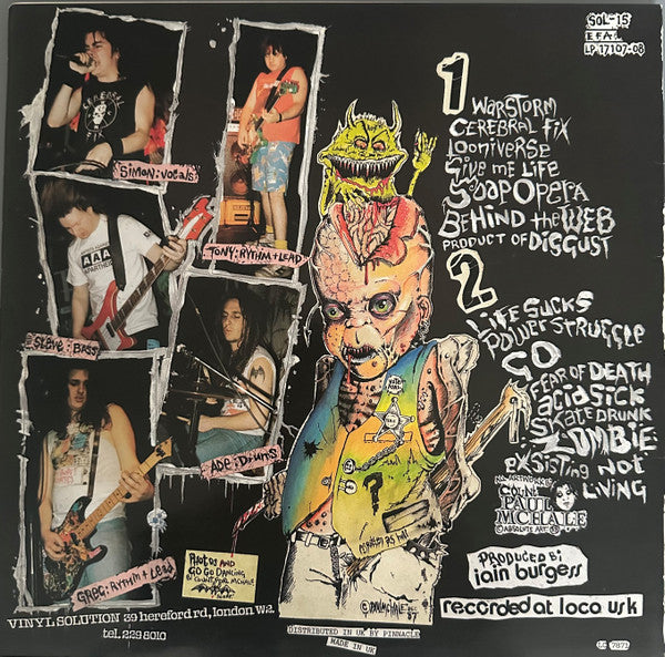 Cerebral Fix : Life Sucks And Then You Die! (LP, Album)