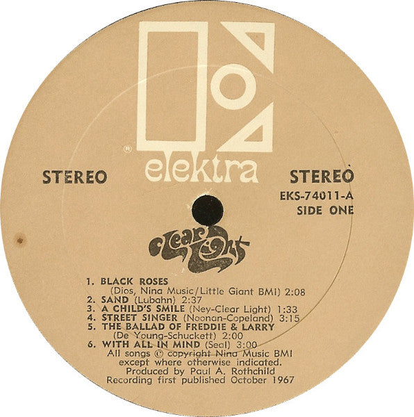 Clear Light (2) : Clear Light (LP, Album, All)