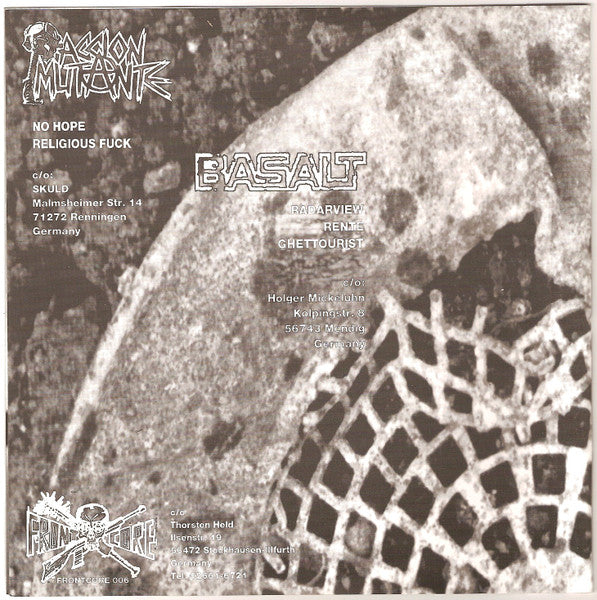 Accion Mutante / Basalt (4) : Die Split 7" (7")