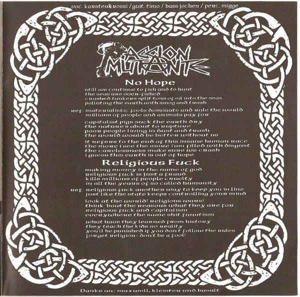 Accion Mutante / Basalt (4) : Die Split 7" (7")