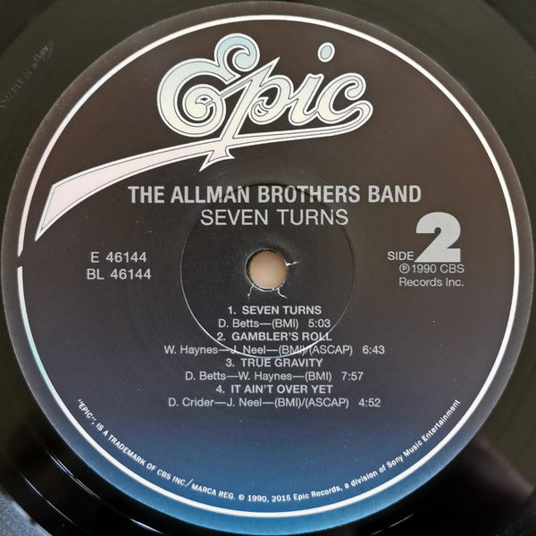 The Allman Brothers Band : Seven Turns (LP, Album, RE, 180)
