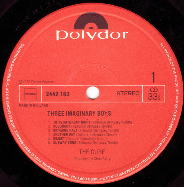 The Cure : Three Imaginary Boys (LP, Album)