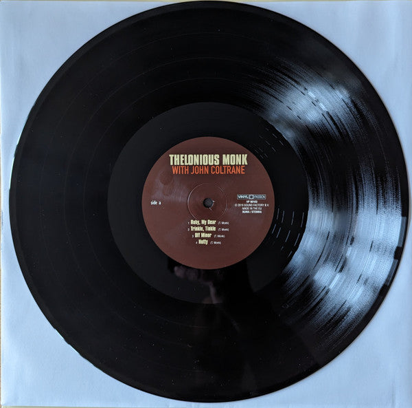 Thelonious Monk With John Coltrane : Thelonious Monk With John Coltrane (LP, Album, Mono)