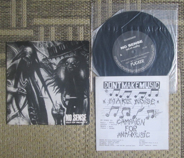 No Sense (3) : Out Of  Reality (7")