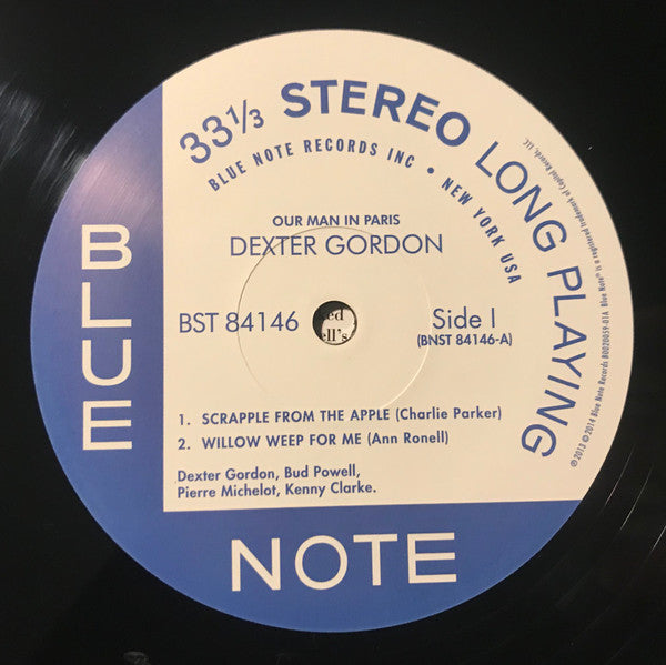 Dexter Gordon : Our Man In Paris (LP, Album, RE, RM, 180)