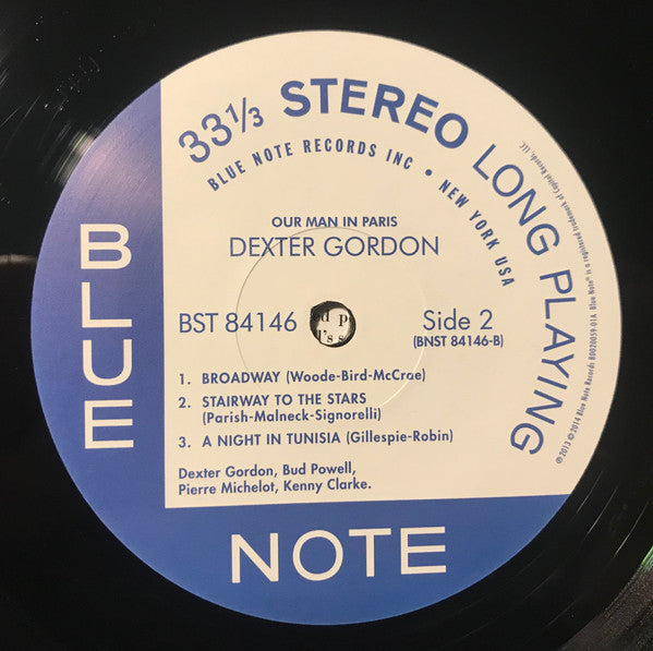 Dexter Gordon : Our Man In Paris (LP, Album, RE, RM, 180)