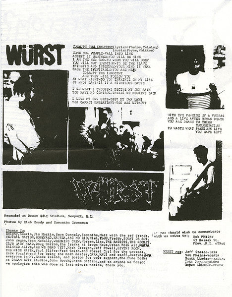 Würst / Jesus Chrust (3) : Würst / Jesus Chrust (7")