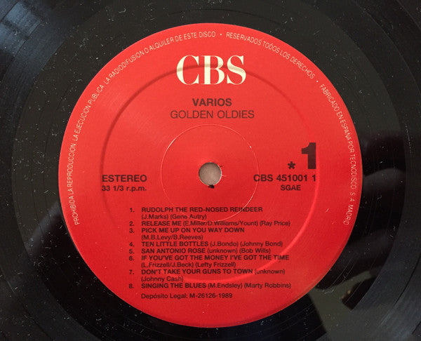 Various : Golden Oldies (LP, Comp)