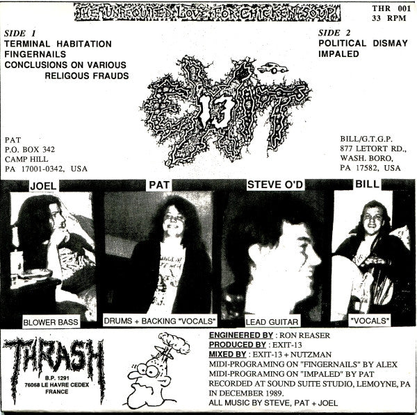 Exit-13 : The Unrequited Love For Chicken Soup (7", EP)