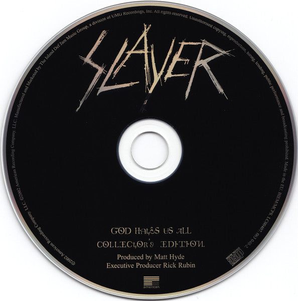 Slayer : God Hates Us All (CD, Album, Enh, RE, Col)