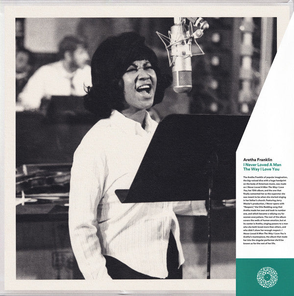 Aretha Franklin : I Never Loved A Man The Way I Love You (LP, Album, Mono, Club, RE, RM, Pur)