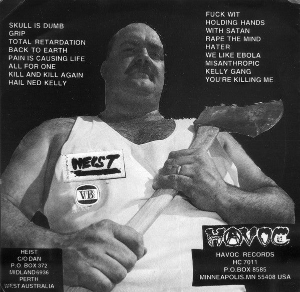 Heist (6) : Pain Is Causing Life (7", Pur)