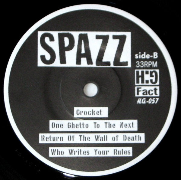 Spazz / Toast (7) : Spazz / Toast (7")